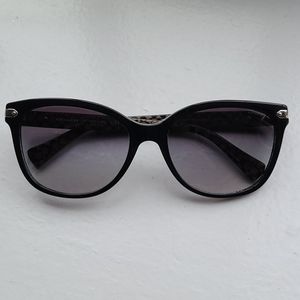 Coach black sunglasses